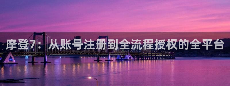 蓝图娱乐pg电子游戏在线玩：摩登7：从账号注册到全流程授权的全平台