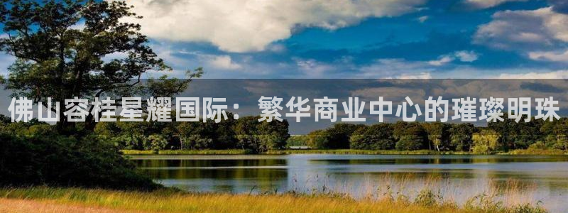 蓝图娱乐pg：佛山容桂星耀国际：繁华商业中心的璀璨明珠